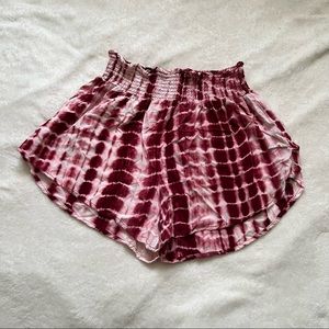 elastic waist shorts